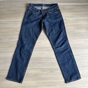 Old Navy The Diva‎ Bootleg Jeans Womens Size 2 Short Low Rise Blue